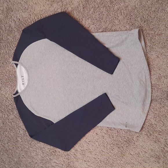 BYLT Drop Cut Long Sleeve Baseball Shirt - Picture 1 of 3